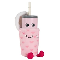 Pink Drink Fuzzie  Plush and Bottle