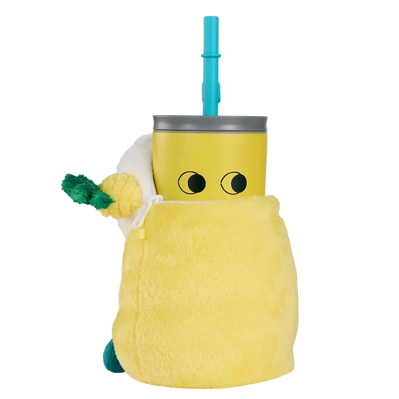 Pineapple Fuzzie Plush and Bottle
