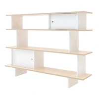 Mini Library Horizontal - Natural/ White