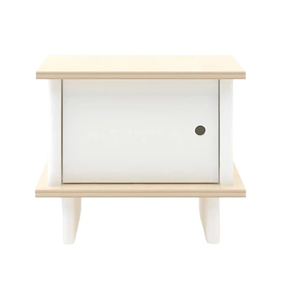 Table De Nuit ML - Blanc/ Naturel