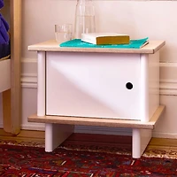 Table De Nuit ML - Blanc/ Naturel