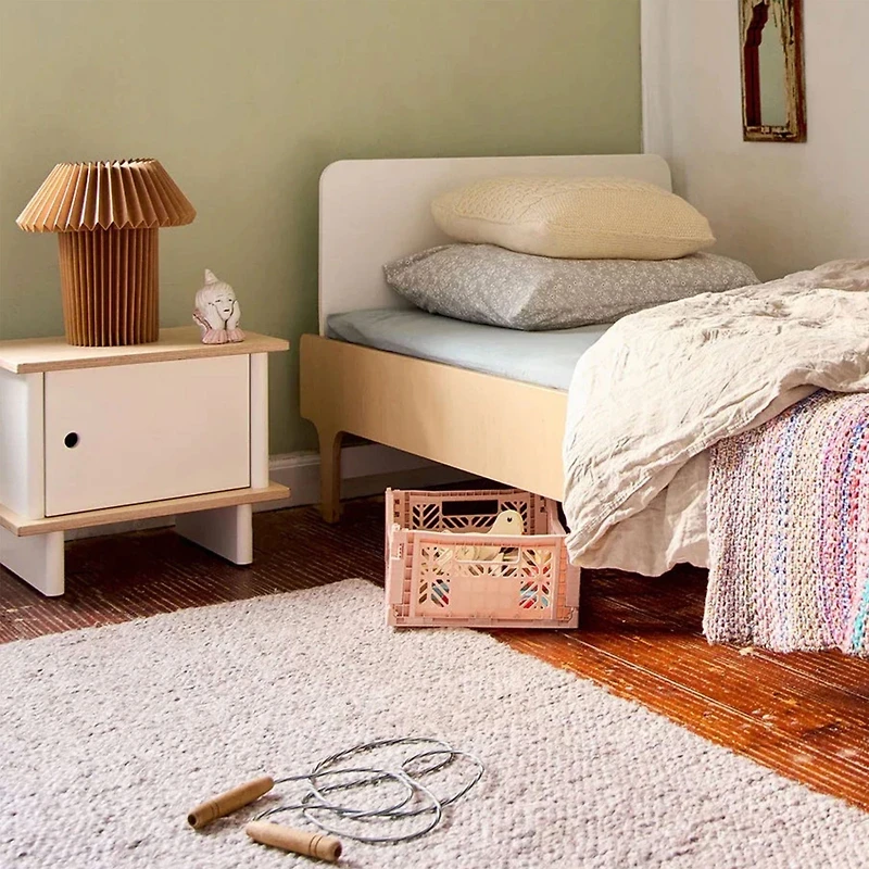 Table De Nuit ML - Blanc/ Naturel