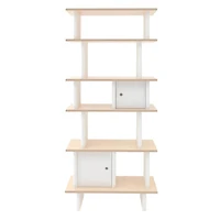 Mini Library Vertical - Natural/ White
