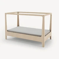 Perch Nest Twin Bed - Natural/ White