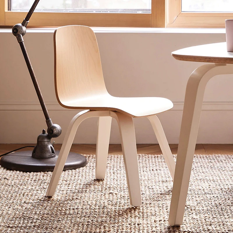 Chaises Naturel/Blanc (2)