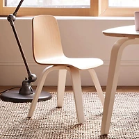 Chaises Naturel/Blanc (2)