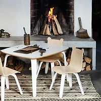 Chairs Bear Naturel/ Whte (2)