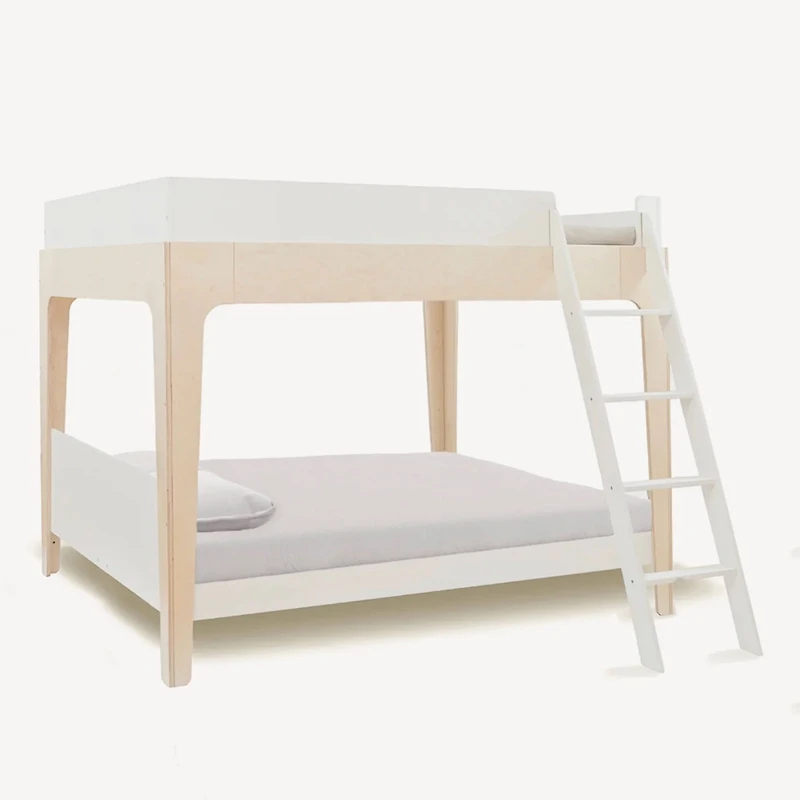 Lit Superposé Double Perch- Naturel/ Blanc