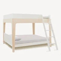 Lit Superposé Double Perch- Naturel/ Blanc