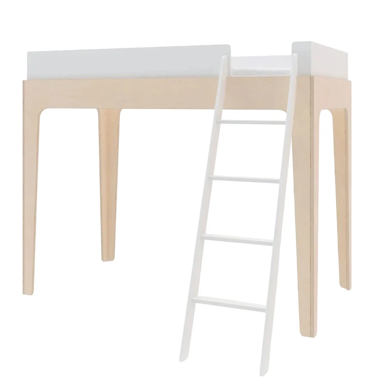 Perch Twin Loft Bed - Natural/ White