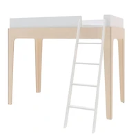 Perch Twin Loft Bed - Natural/ White