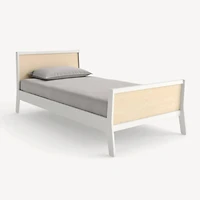 Lit Simple Sparrow - Blanc/ Naturel