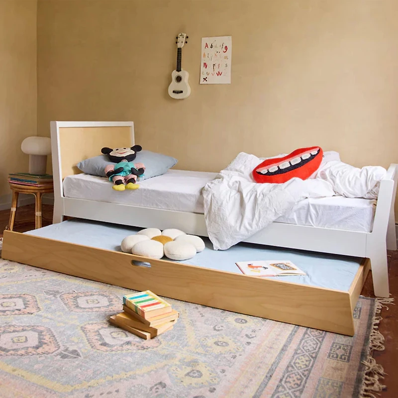 Lit Simple Sparrow - Blanc/ Naturel