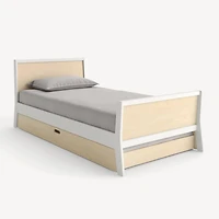 Lit Simple Sparrow - Blanc/ Naturel