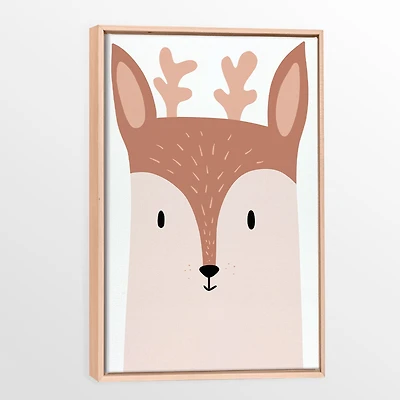 Canvas with Natural Wood Frame