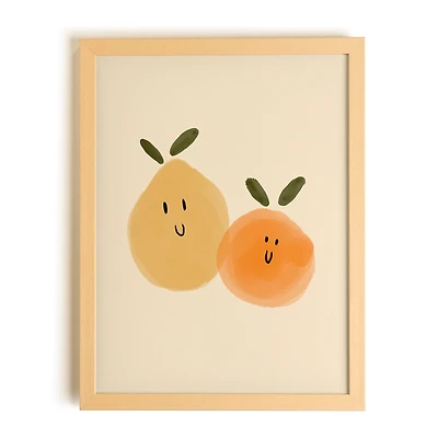 Canva with Natural Frame - Orchard Friends