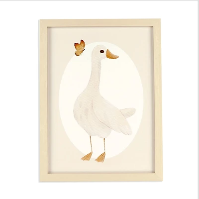 Canva with Natural Frame