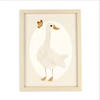 Canva with Natural Frame