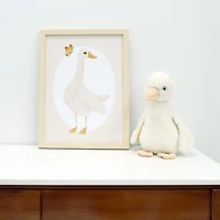 Canva with Natural Frame