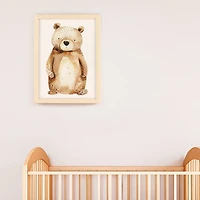 Canva with Naturel Frame - Bear
