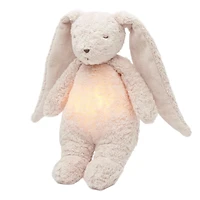 Organic Humming Friend With Night Lamp 2.0  Moonie- Rose Bunny 