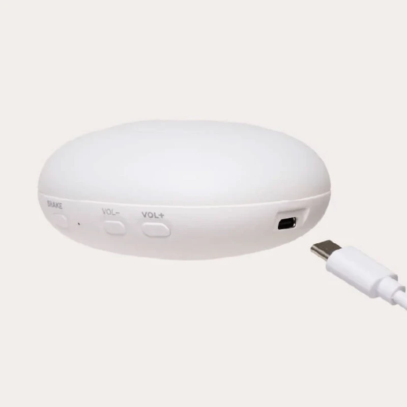 Organic Humming Friend With Night Lamp 2.0  Moonie- Rose Bunny 