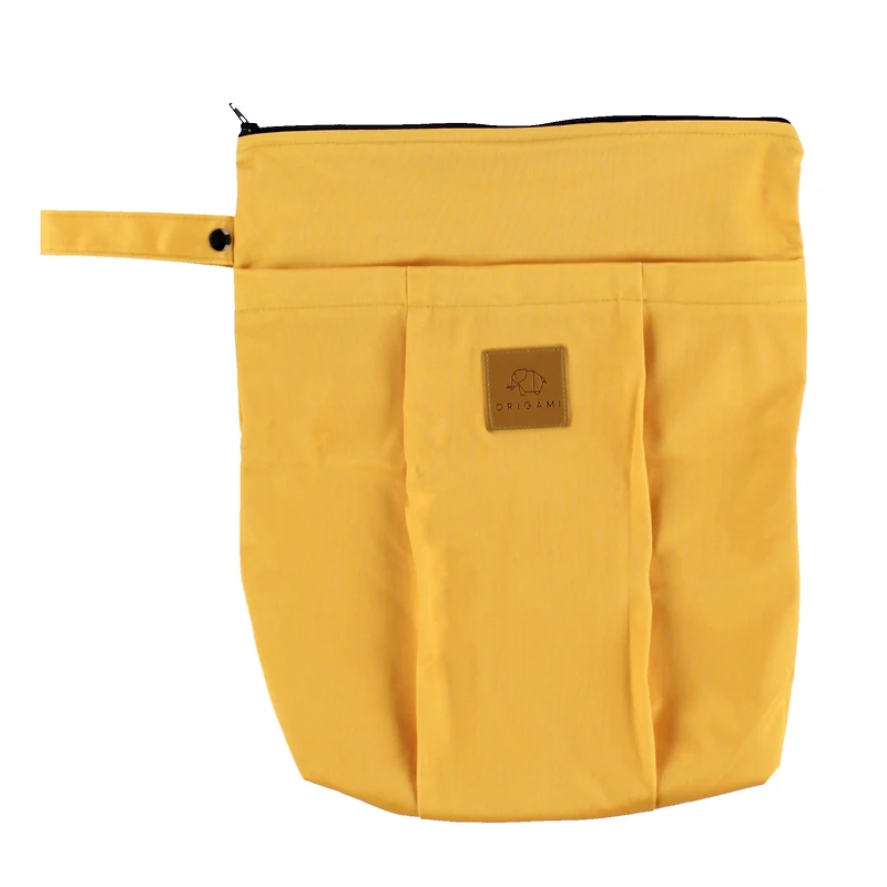 Sac Imperméable Moutarde12"x15