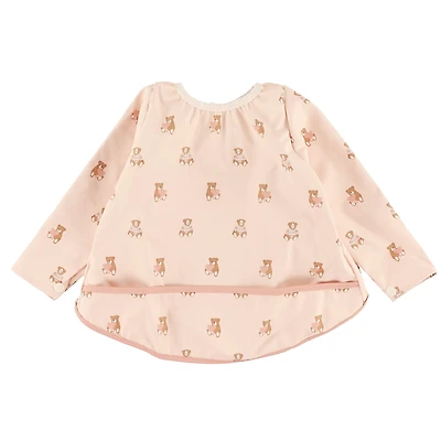 Hearts Bears Ls Bib 0-36m