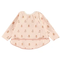 Hearts Bears Ls Bib 0-36m