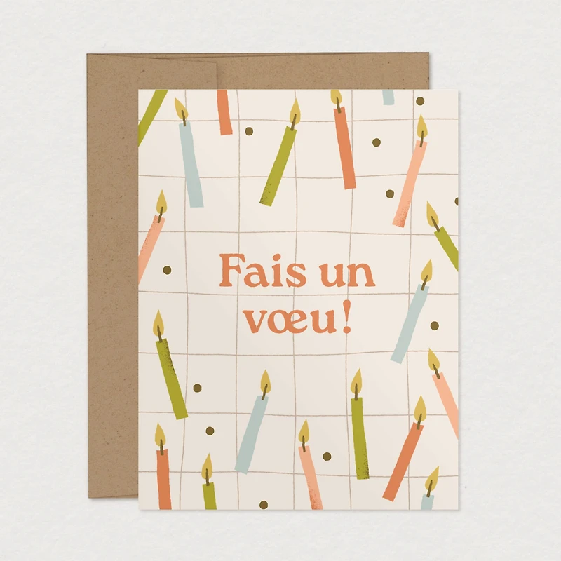 Carte de Souhait - Fais un Vœu!