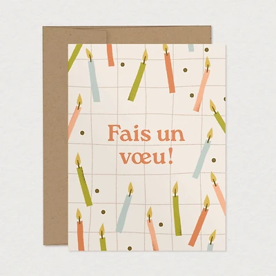 Carte de Souhait - Fais un Vœu!