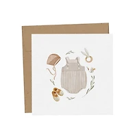 Mini Baby Greeting Card - Layette