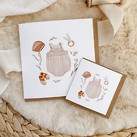 Mini Carte Souhait de Bébé - Trousseau