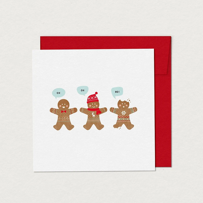 Wish Card - Gingerbread Man