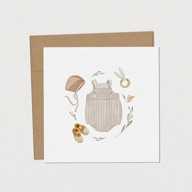 Carte de souhait - Naissance