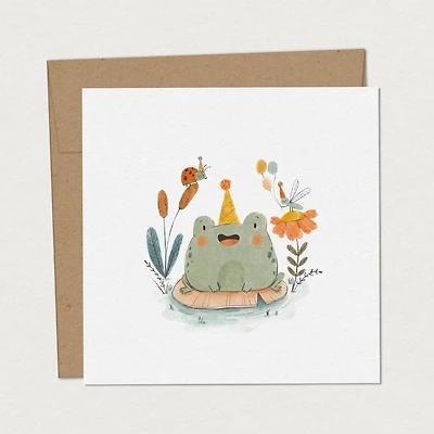 Wish Card - Happy Frog