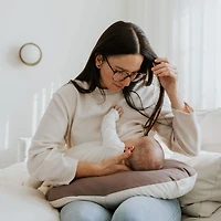 Coussin Allaitement - Choco Et Ivoire