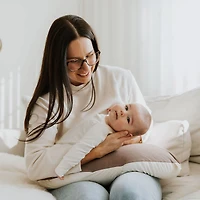 Coussin Allaitement - Choco Et Ivoire