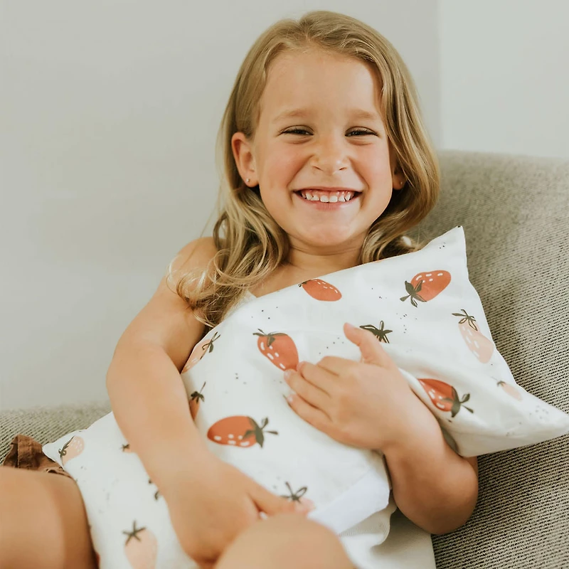 Children Pillow - Strawberries