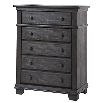 Commode 5 Tiroirs Torino Granite Vieilli