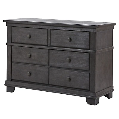 Commode 6 Tiroirs Torino Granite Vieilli
