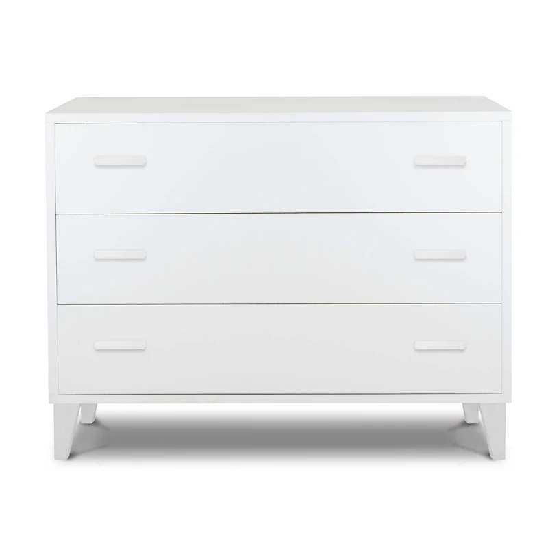 Caravaggio 3 Drawers Chest - White