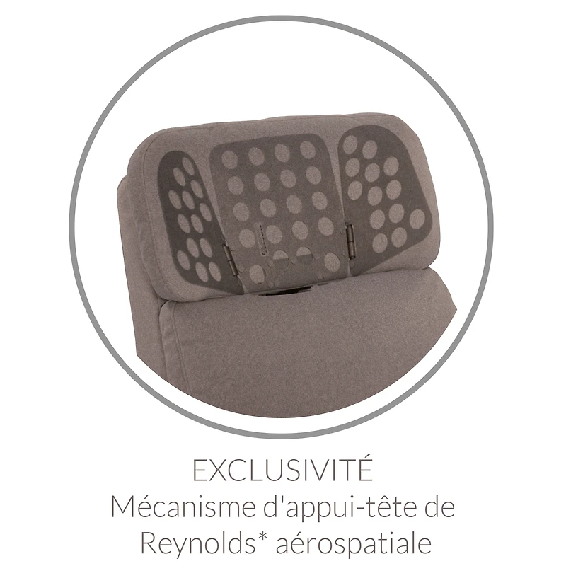Fauteuil Berçant Inclinable Pivotant Hailey Nexus Charcoa avec Mécanisme Électrique