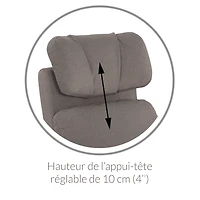Fauteuil Berçant Inclinable Pivotant Hailey Beyond Sheep Vanilla avec Mécanisme Électrique
