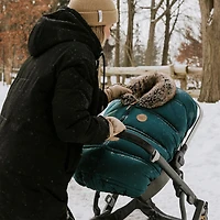 Housse de Siège d'Auto Hiver - Émeraude Loup