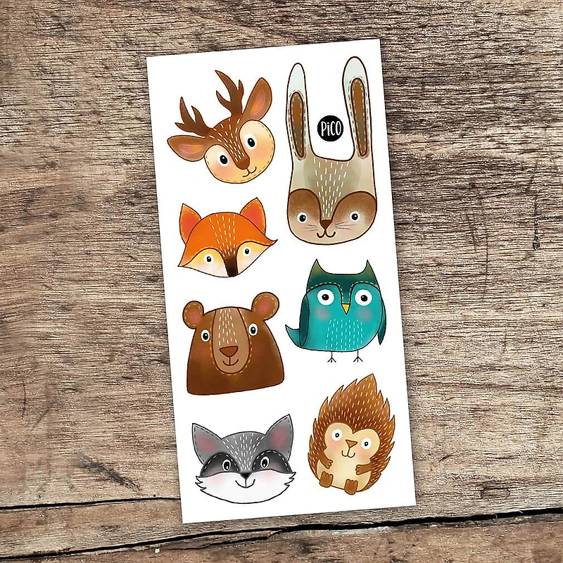 Tatouages Pico - Animaux Forêt
