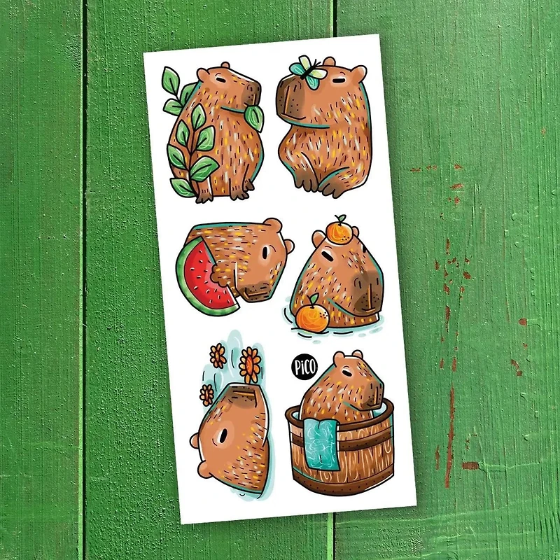 Tatouages Pico - Capybaras