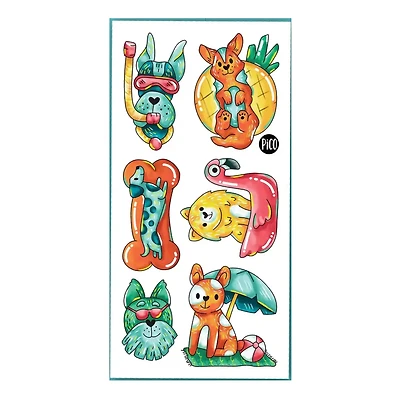 Tatouages Pico - Chien Plage