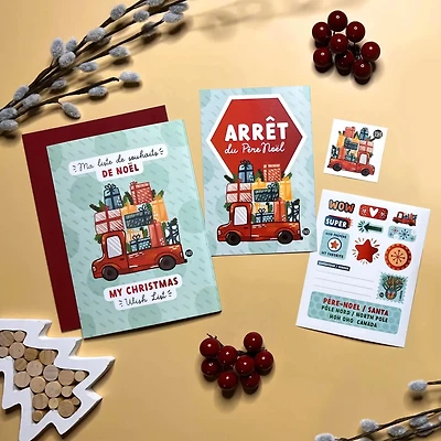 Ensemble Liste de Souhaits pour le Père Noël