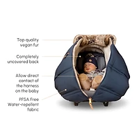 Winter Car Seat Covers - Classic Collection - Onyx Wolf